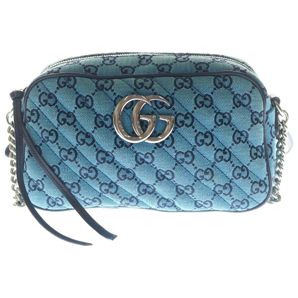 GUCCI(グッチ) GGマーモント キルティングチェーンショルダーバッグ