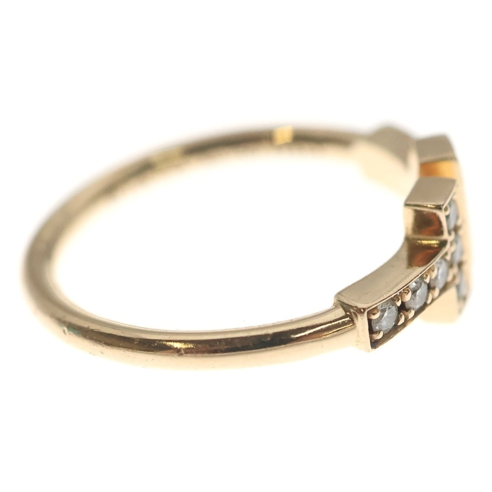 TIFFANY & Co.(ティファニー) Tワイヤー ダイヤ リング 指輪 ピンクゴールド Au750PG