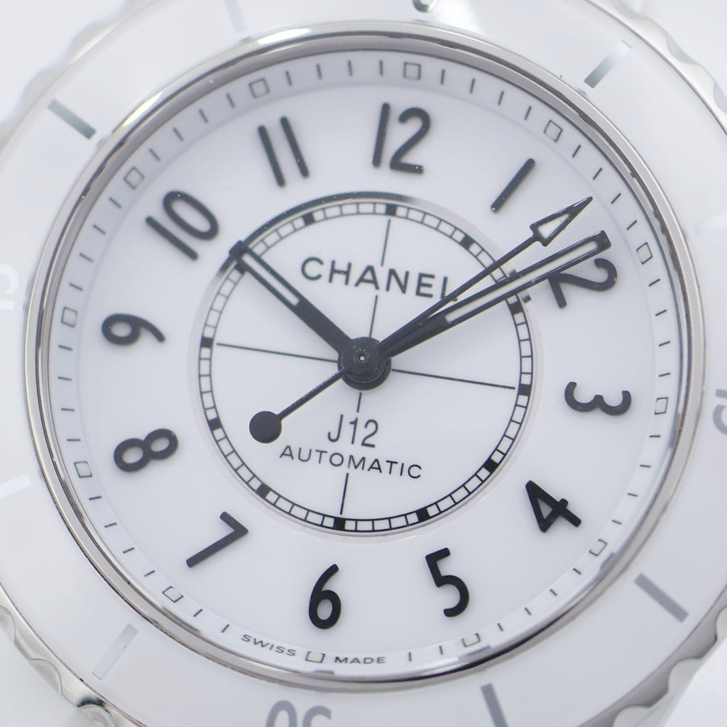 CHANEL(シャネル) J12 白文字盤 セラミック 自動巻き 腕時計 ホワイト H5699 レディース