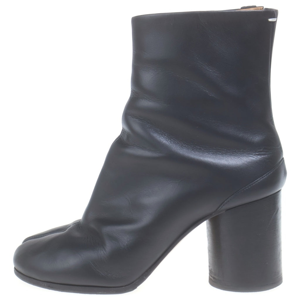 Maison Margiela(メゾンマルジェラ) TABI 足袋 タビ ヒール レザー ショートブーツ ブラック レディース