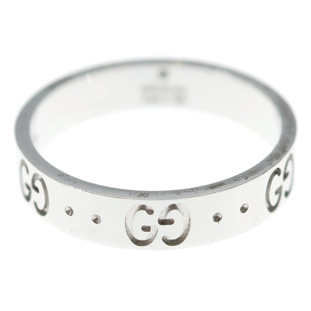 GUCCI(グッチ) ICON アイコン GG リング 指輪 K18WG ホワイトゴールド