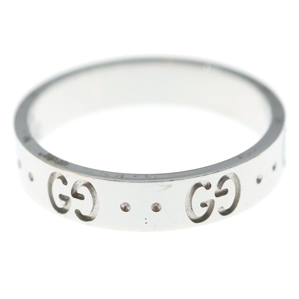 GUCCI(グッチ) ICON アイコン GG リング 指輪 K18WG ホワイトゴールド