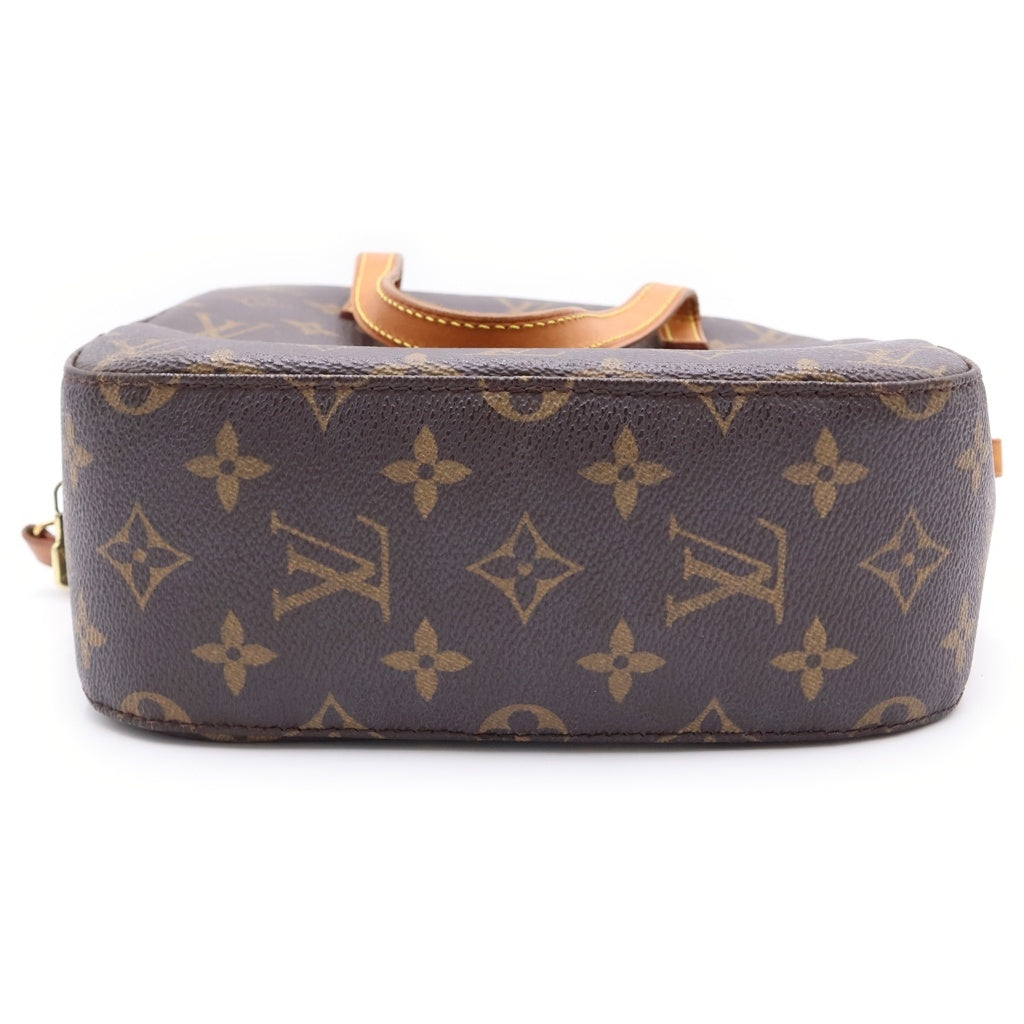 LOUIS VUITTON(ルイヴィトン) モノグラム スポンティーニ 2wayバッグ ショルダーバッグ ハンドバッグ ブラウン PVCレザー M47500 ゴールド金具 レディース