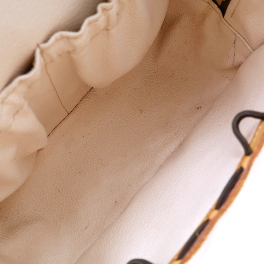 LOUIS VUITTON(ルイヴィトン) モノグラム スポンティーニ 2wayバッグ ショルダーバッグ ハンドバッグ ブラウン PVCレザー M47500 ゴールド金具 レディース
