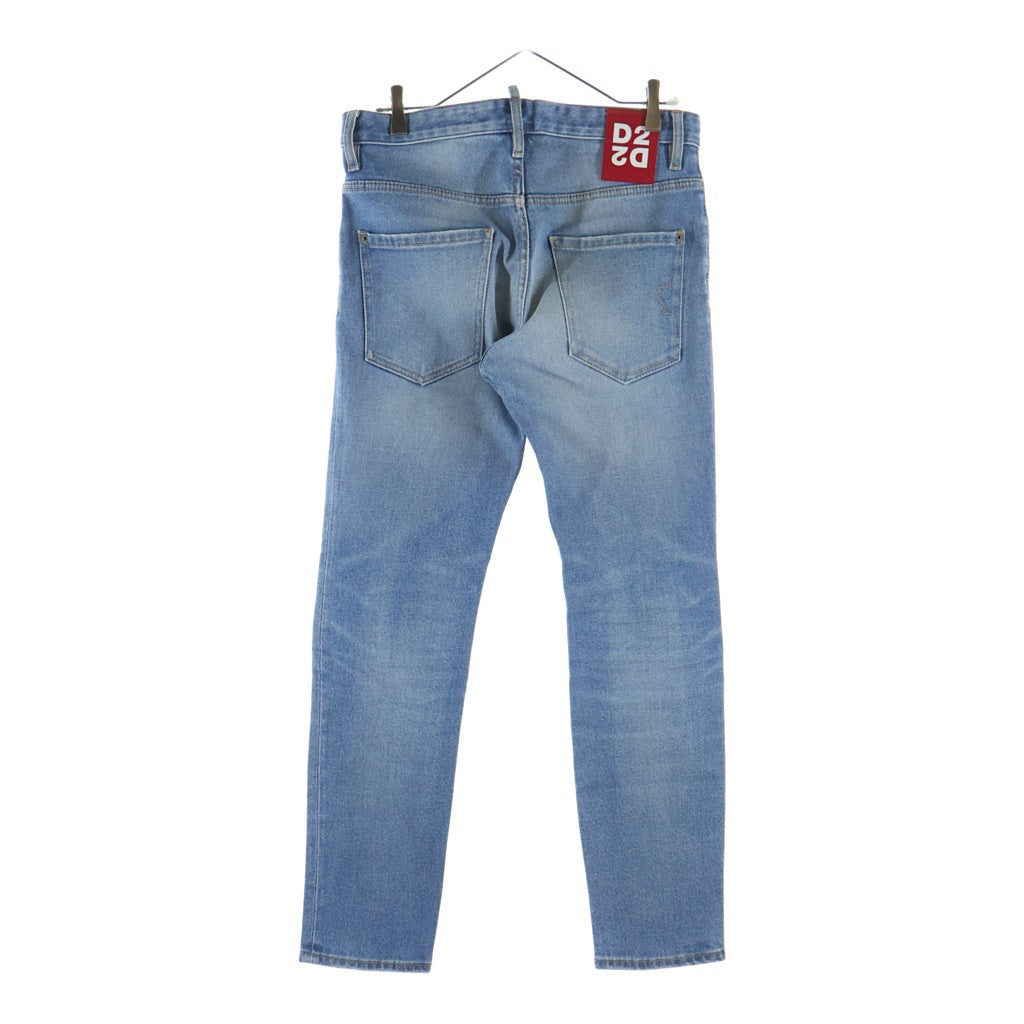 DSQUARED2(ディースクエアード) SKATER JEAN スケータージーンズ デニムパンツ D2ロゴ インディゴブルー #44 S74LB0664