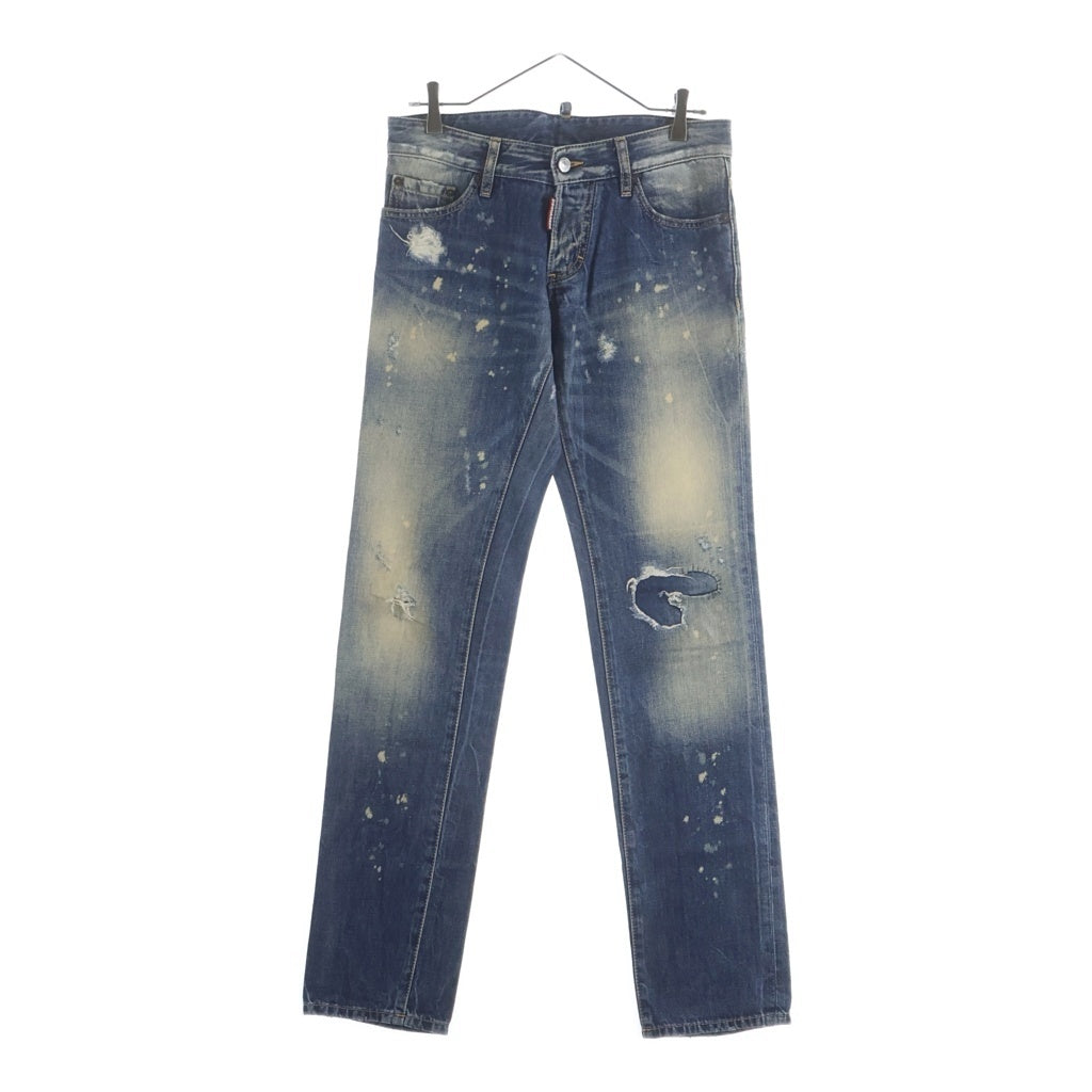 DSQUARED2(ディースクエアード) SLIM JEAN スリムジーン ダメージデニムパンツ 44 S74LA0712