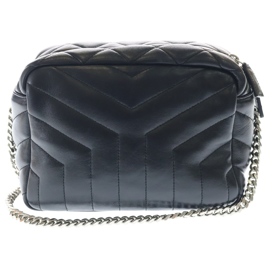 SAINT LAURENT PARIS(サンローランパリ) ルル ボーリング レザーチェーンショルダーバッグ ブラック 454317 レディース