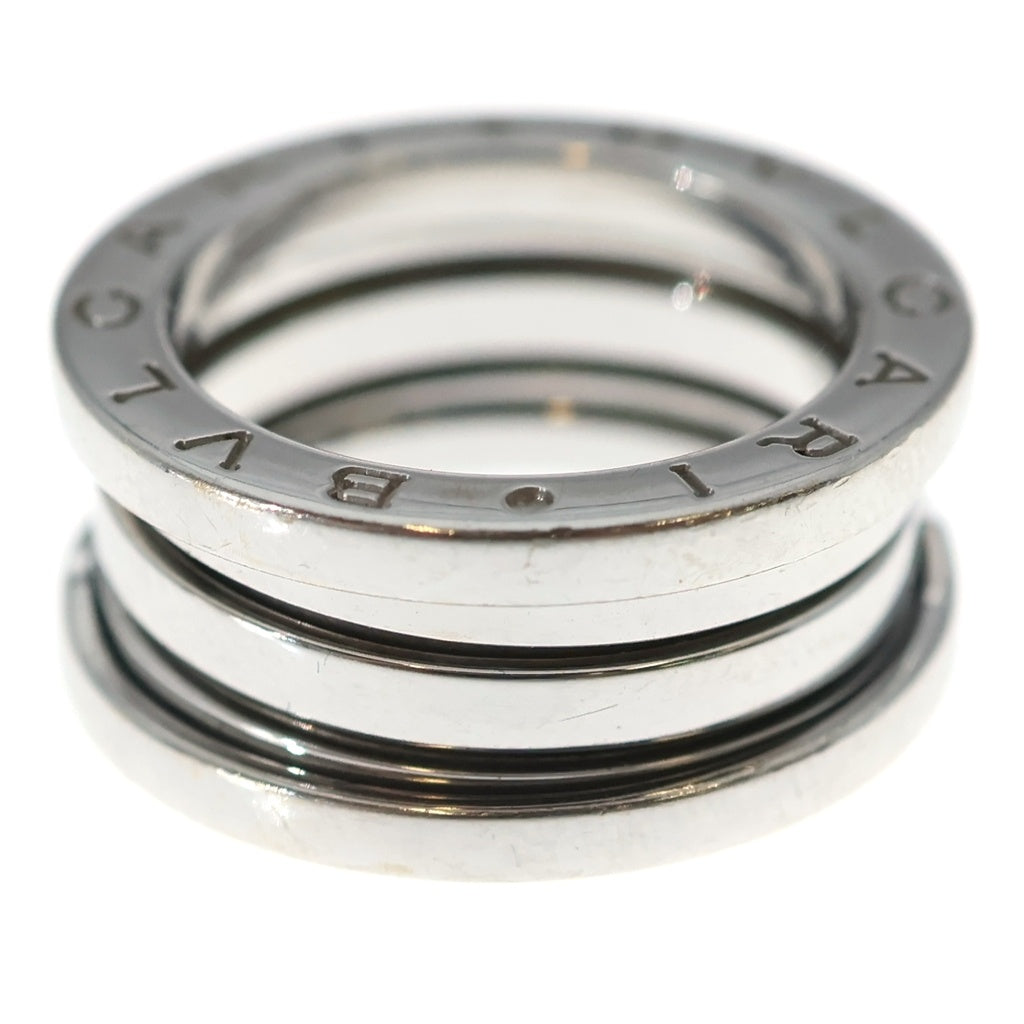 BVLGARI(ブルガリ) ビーゼロワン 2バンド K18WG 750 #48 リング ホワイトゴールド レディース