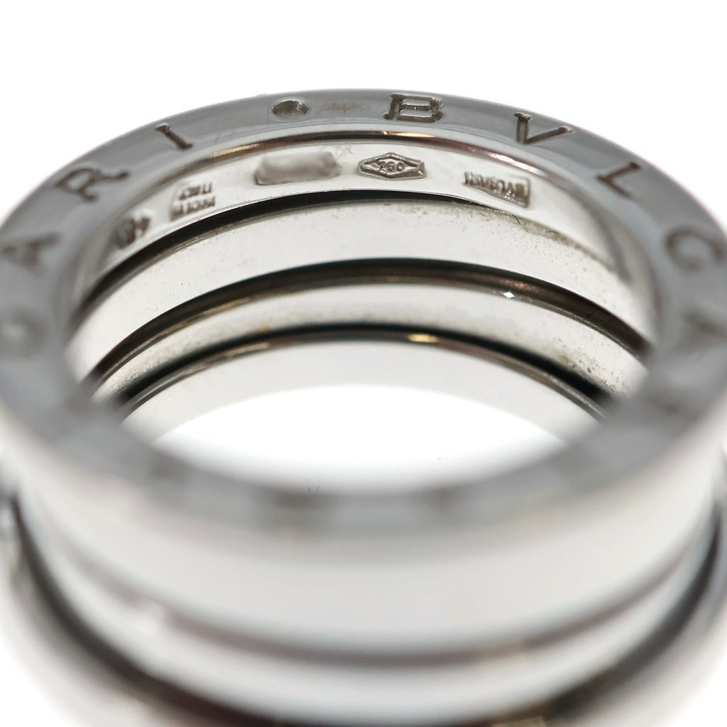 BVLGARI(ブルガリ) ビーゼロワン 2バンド K18WG 750 #48 リング ホワイトゴールド レディース