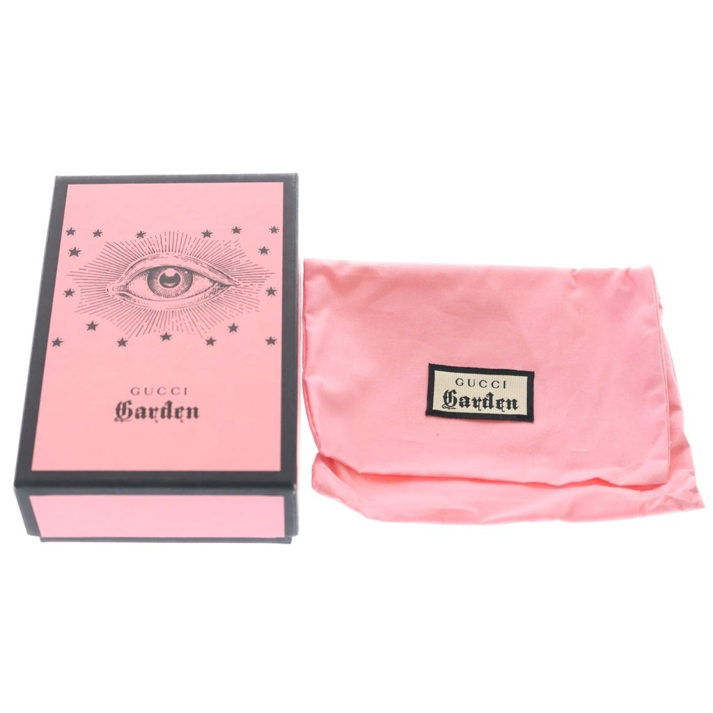 GUCCI(グッチ) ガーデン バット レザー 二つ折り財布 イエロー/マルチカラー レディース
