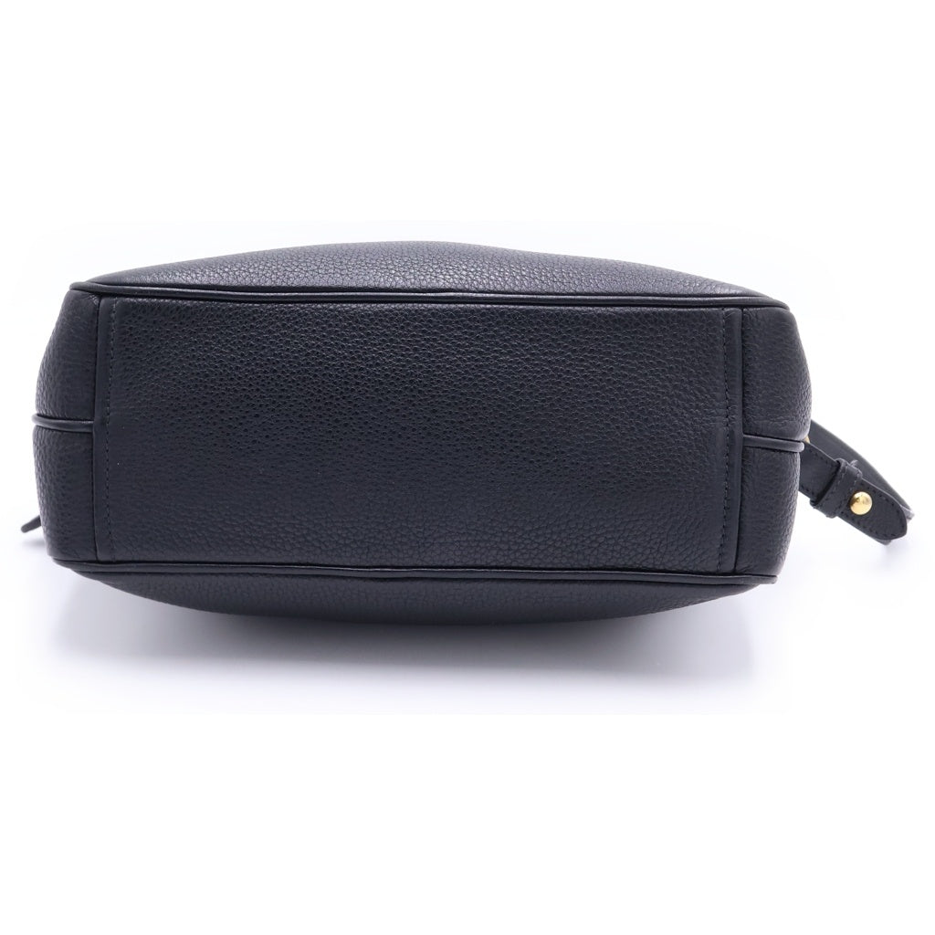 PRADA(プラダ) ヴィッテロ フェニックス ショルダーバッグ ブラック レザー 1BH079 ゴールド金具