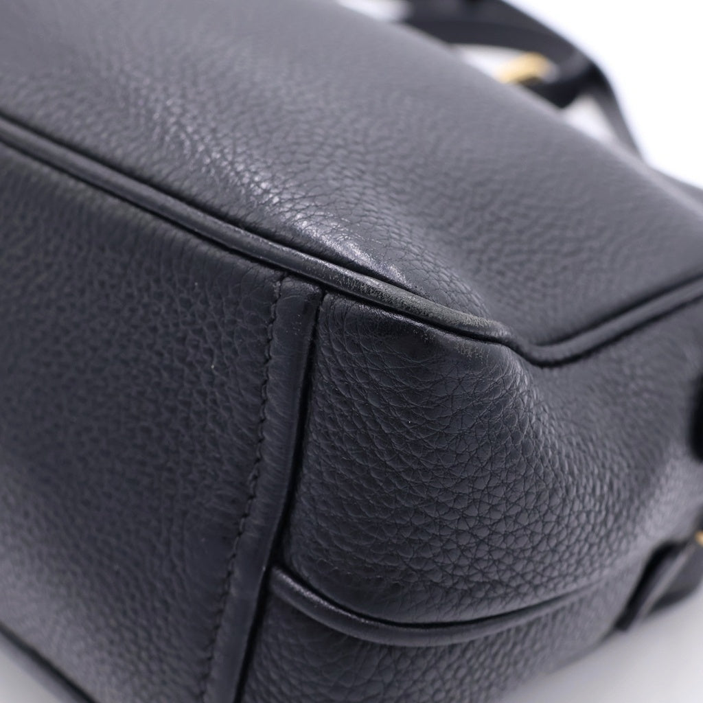 PRADA(プラダ) ヴィッテロ フェニックス ショルダーバッグ ブラック レザー 1BH079 ゴールド金具