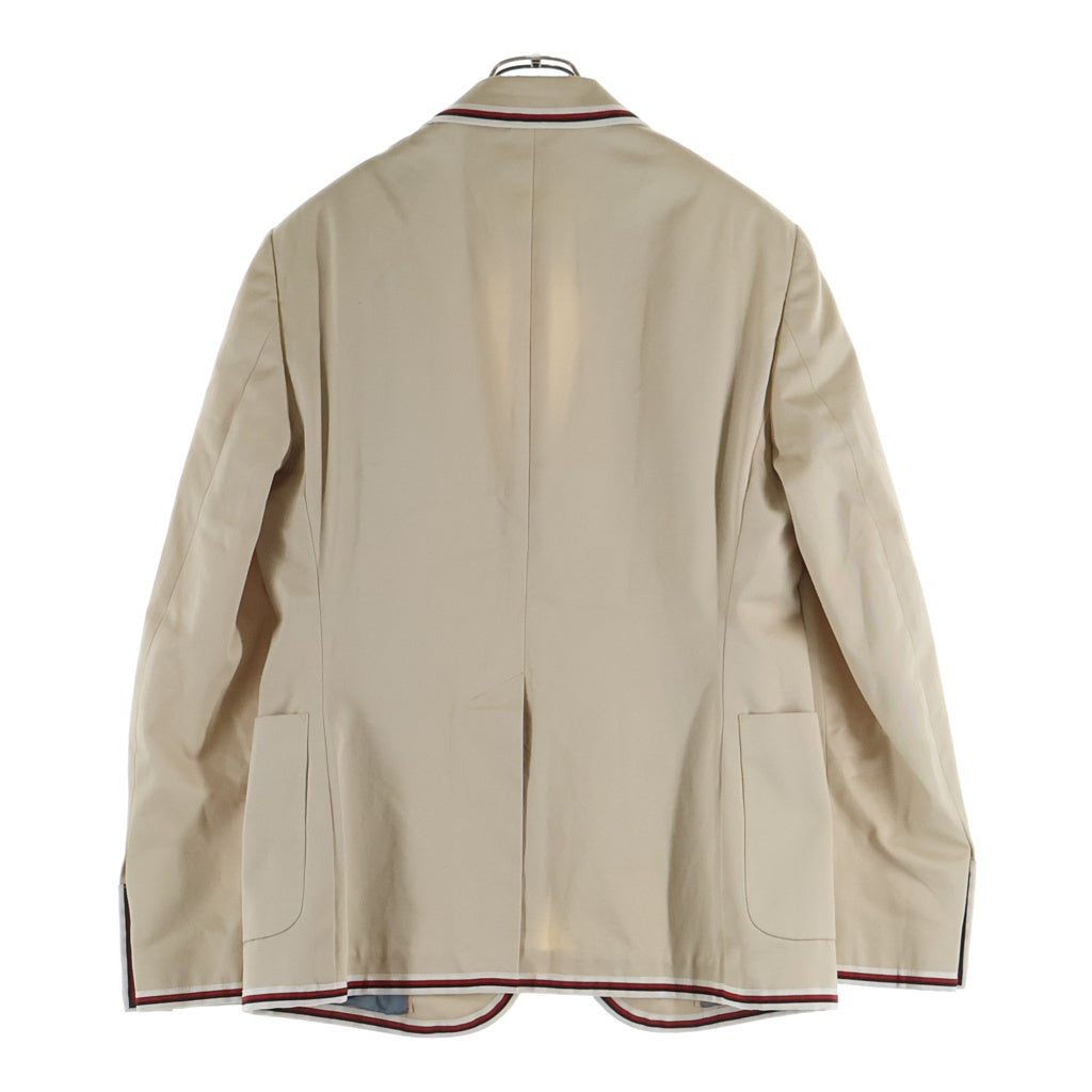 GUCCI(グッチ) XXVパイピングテーラードジャケットベージュコットン#48 478465 Z3732