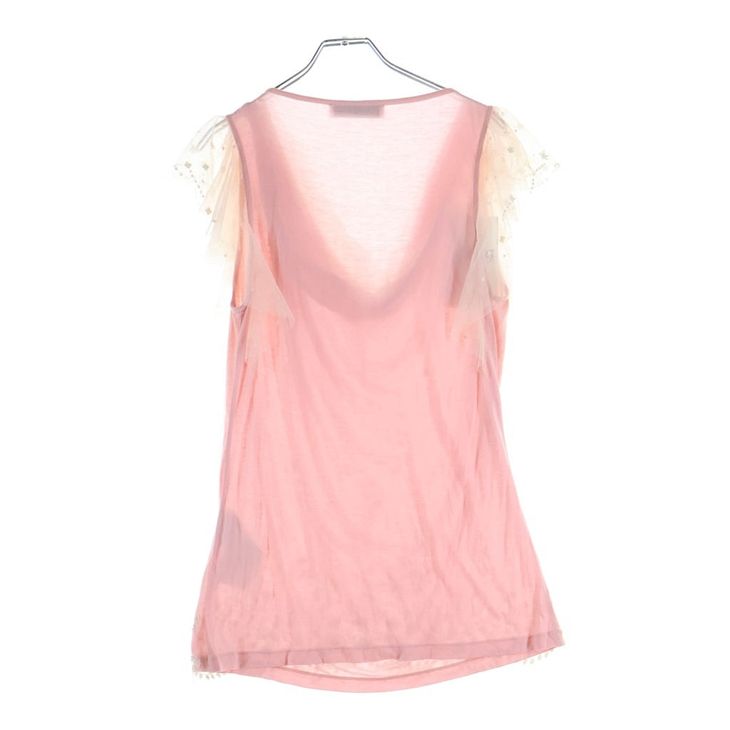 VALENTINO(ヴァレンティノ) チュール トップス フラワー ピンク #38 レディース