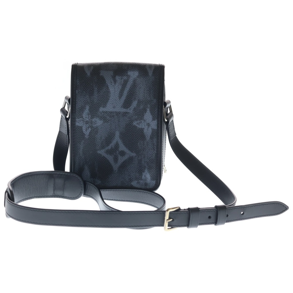 LOUIS VUITTON(ルイヴィトン) モノグラム・パステル アマゾン メッセンジャー ショルダーバッグ ブラック レザー×PVC M45650 シルバー金具