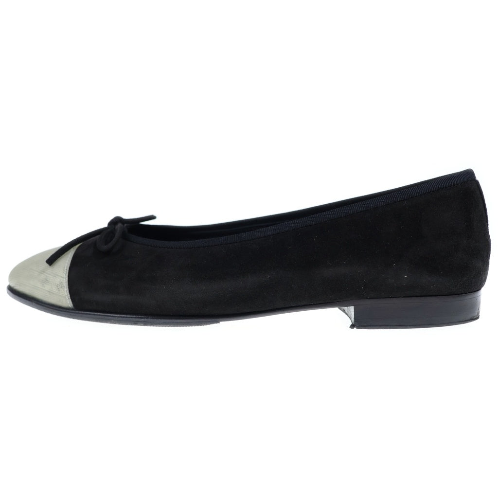 CHANEL(シャネル) ココマーク フラットシューズ ブラック #37 レディース