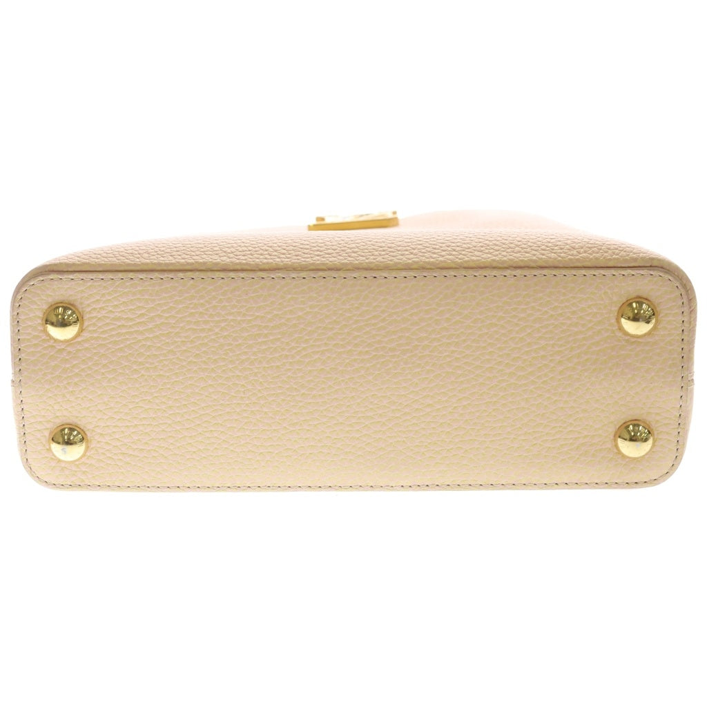 LOUIS VUITTON(ルイヴィトン) カプシーヌBB ジョーヌ 2WAYバッグ ハンドバッグ ショルダーバッグ ピンク レザー M20841 ゴールド金具 レディース
