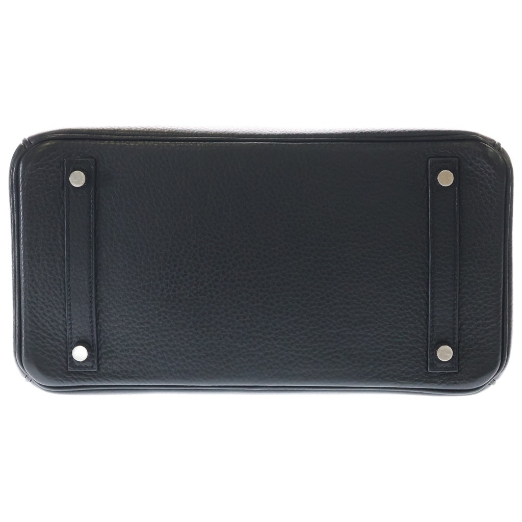 HERMES(エルメス) バーキン30 トゴ シルバー金具 □P刻印 ハンドバッグ ノワール ブラック レディース