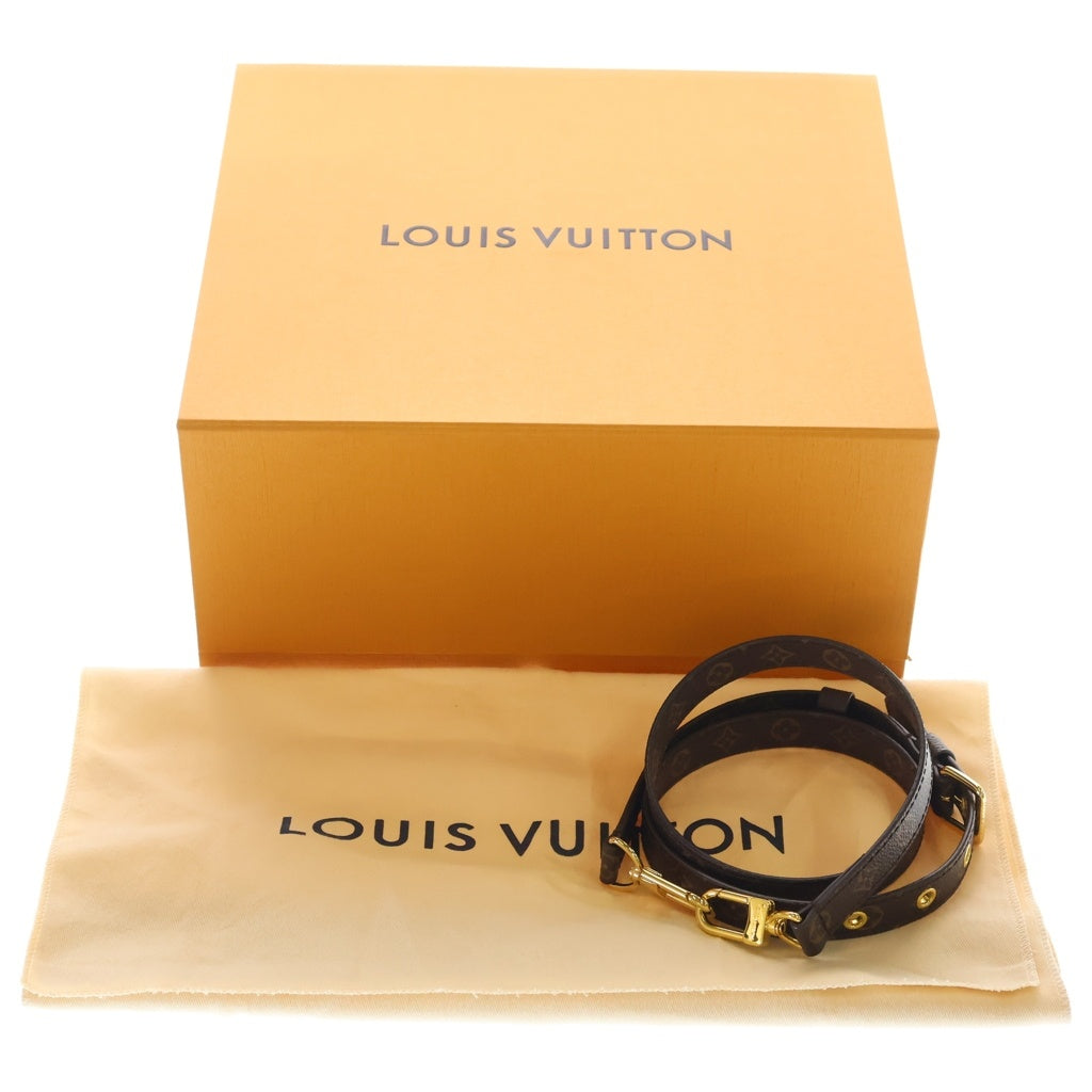 LOUIS VUITTON(ルイヴィトン) モノグラム サックプラBB 2WAYバッグ ハンドバッグ ショルダーバッグ ブラウン レザー×PVC M45847 ゴールド金具 レディース