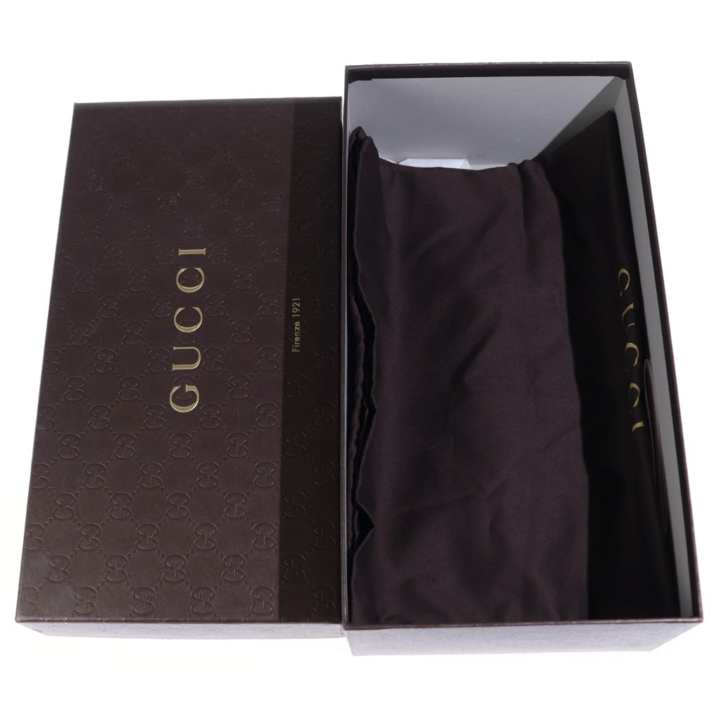 GUCCI(グッチ) ホースビット レザーローファー シューズ 革靴 ブラウン レディース
