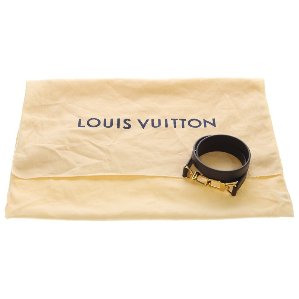 LOUIS VUITTON(ルイヴィトン) ダミエ ブリタニー 2WAYハンドバッグ ショルダーバッグ ブラウン×ブラック ノワール レザー×PVC N41673 ゴールド金具 レディース