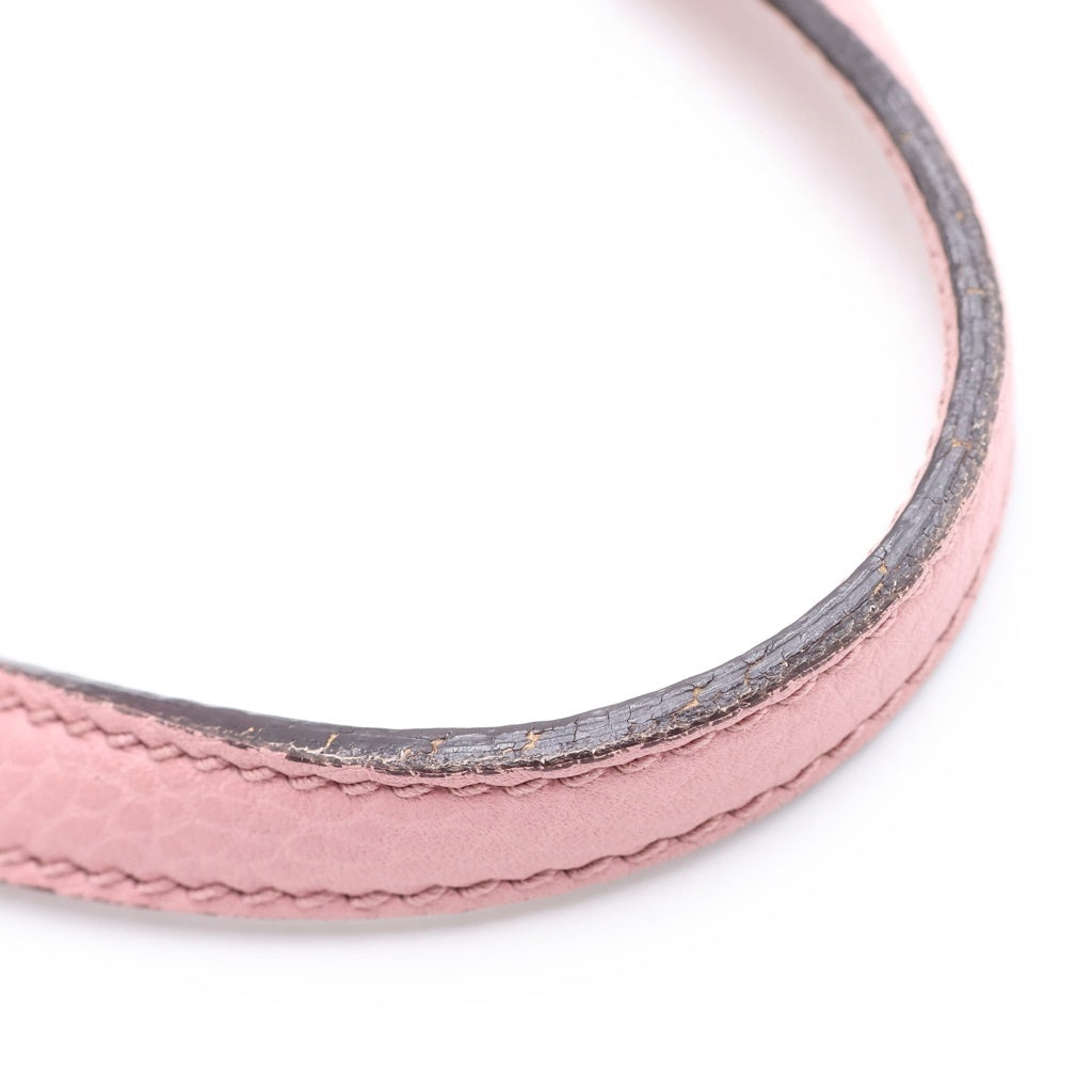 GUCCI(グッチ) バンブー デイリー 2WAYショルダーバッグ ハンドバッグ ピンク レザー 392013 シルバー金具 レディース