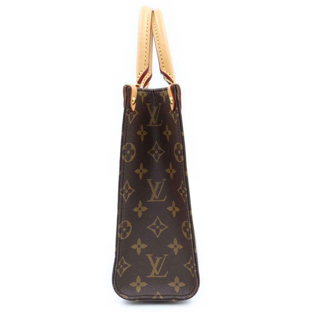 LOUIS VUITTON(ルイヴィトン) モノグラム サックプラBB PVC レザー 2WAY ハンド ショルダーバッグ ブラウン M45847 レディース