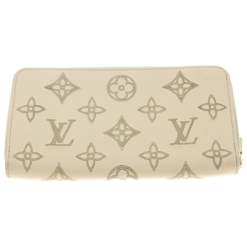 LOUIS VUITTON(ルイヴィトン) モノグラム LVブロデリー アングレーズ ジッピーウォレット レザー 刺繍 ラウンドファスナー長財布 ICタイプ アイボリー M82471 レディース