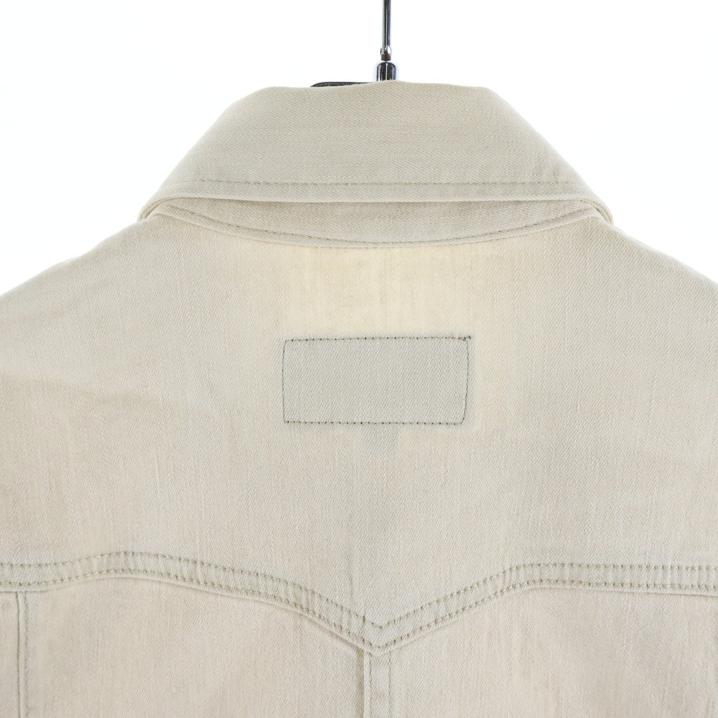 BURBERRY LONDON(バーバリーロンドン) コットンデニムジャケット スナップボタン コットン ポリウレタン アイボリー FCB77-464 レディース