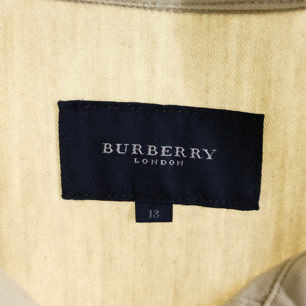 BURBERRY LONDON(バーバリーロンドン) コットンデニムジャケット スナップボタン コットン ポリウレタン アイボリー FCB77-464 レディース