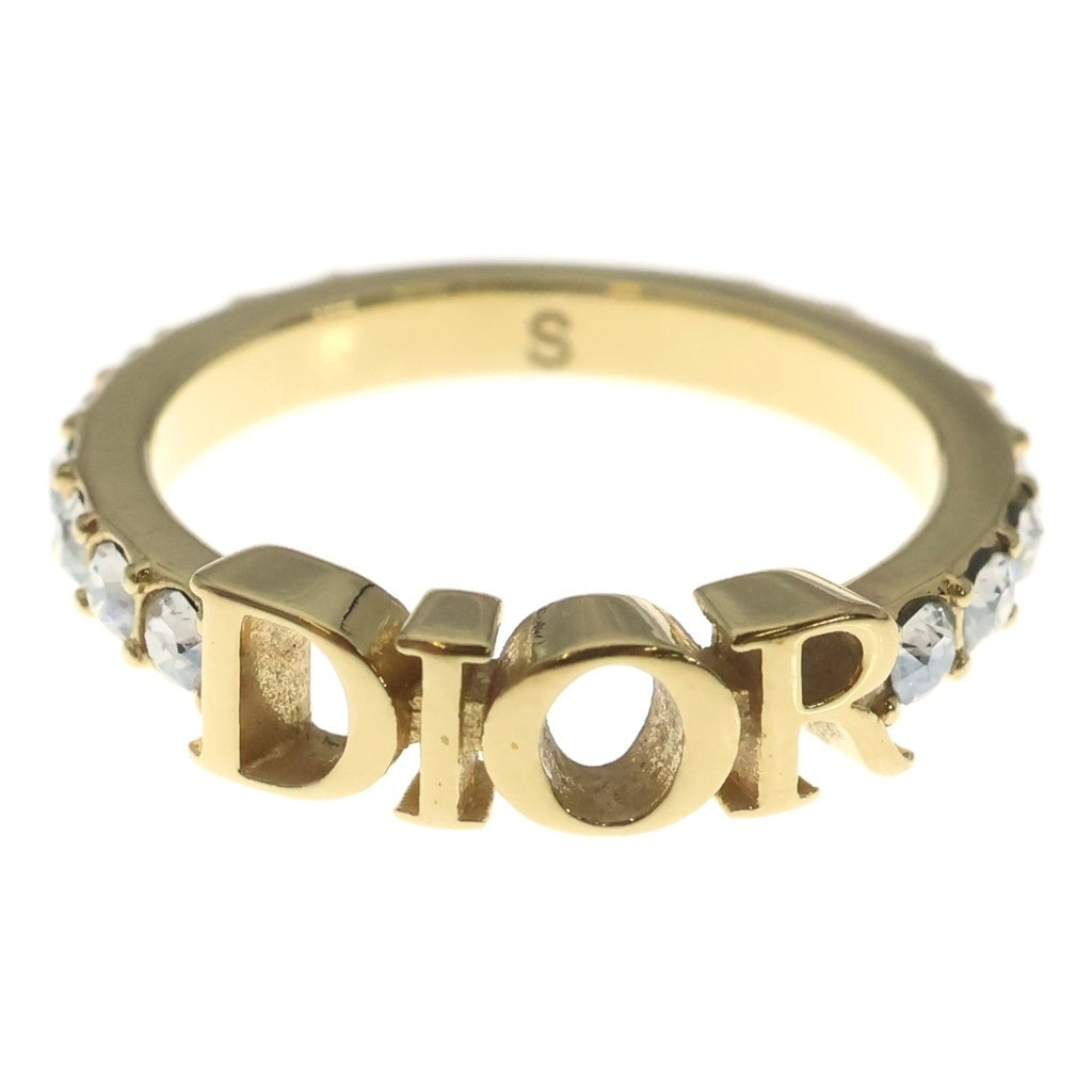 Christian Dior(クリスチャンディオール) ディオレボリューション ラインストーンリング ゴールド メッキ レディース