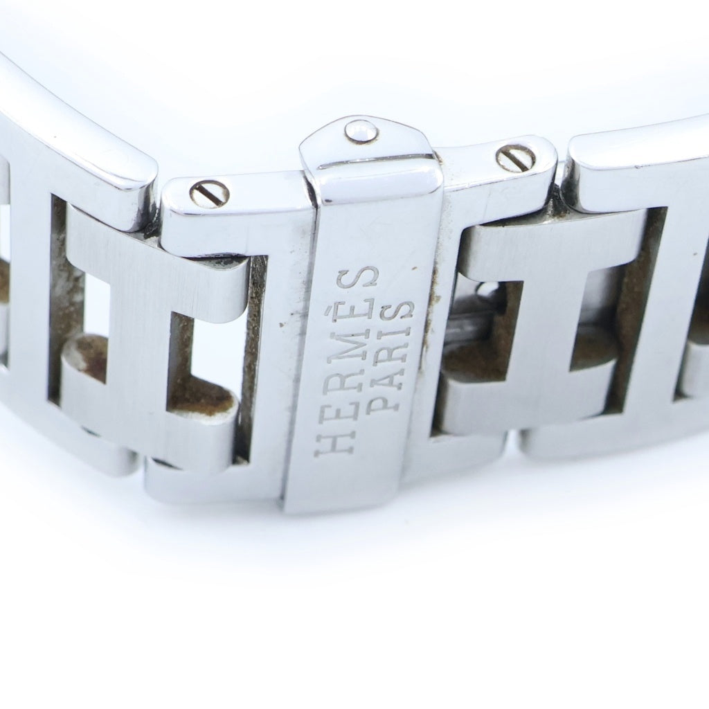 HERMES(エルメス) クリッパー クロノグラフ 白文字盤 SS/QZ CL1.910 腕時計