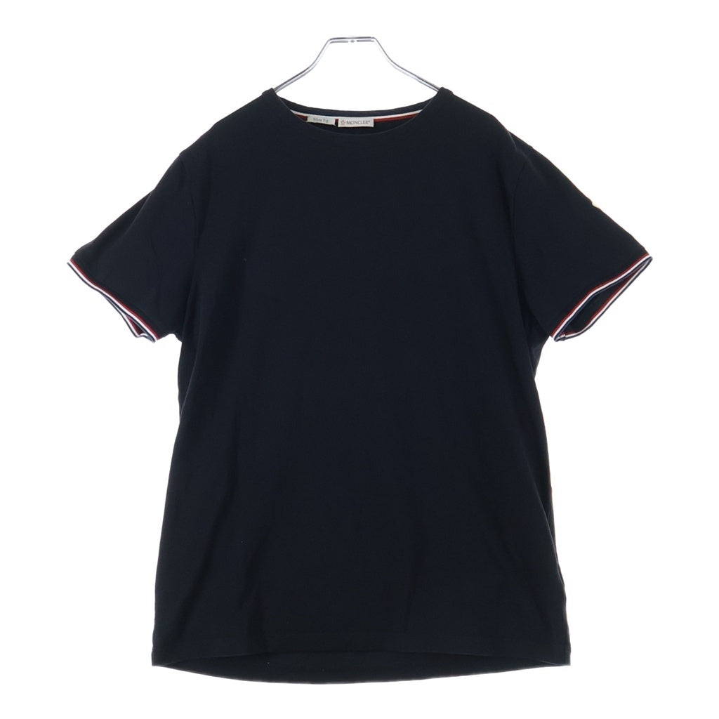 MONCLER(モンクレール) 21SS スリムフィット半袖Tシャツ ブラック コットン G10918C71600