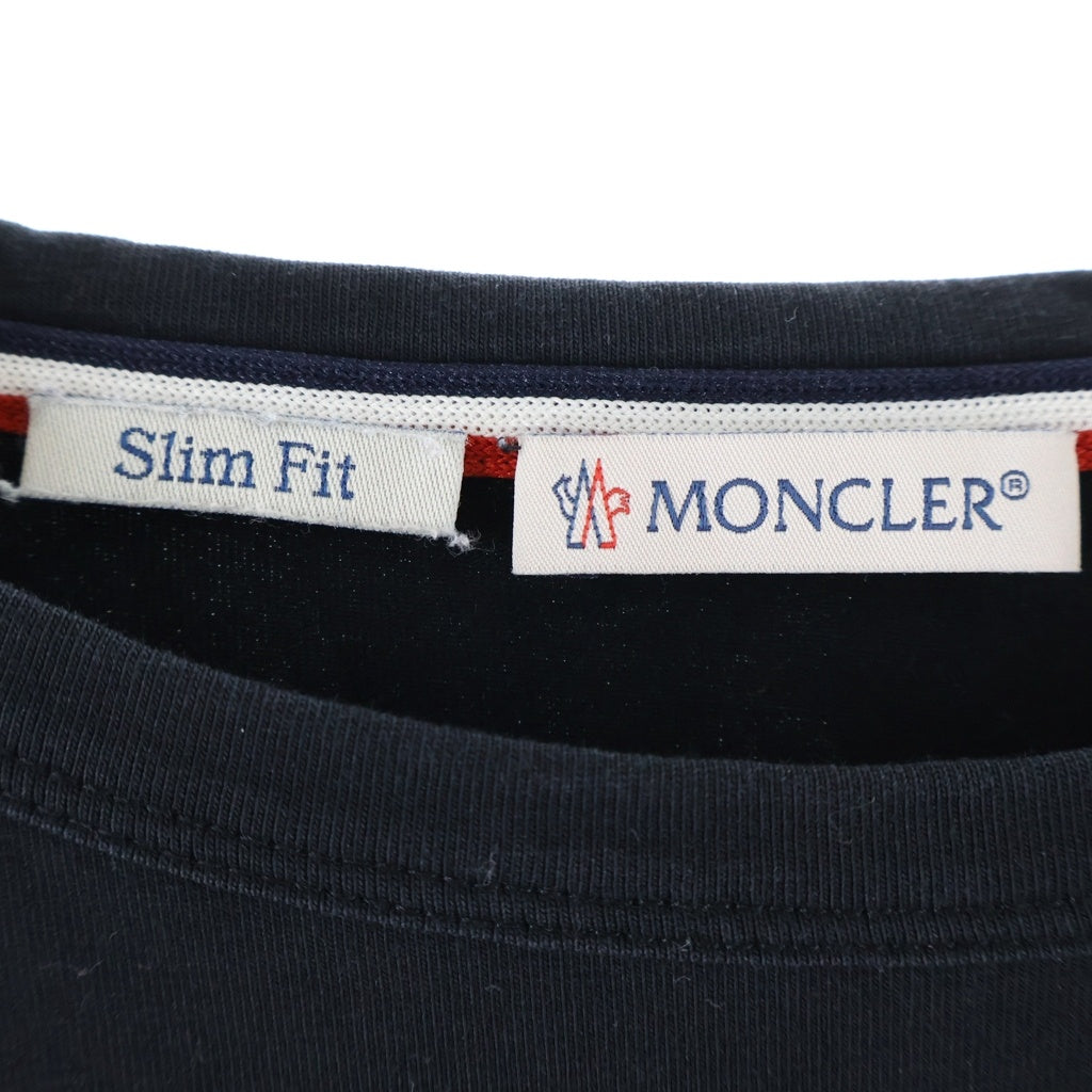 MONCLER(モンクレール) 21SS スリムフィット半袖Tシャツ ブラック コットン G10918C71600