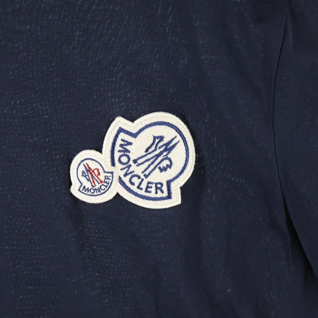 MONCLER(モンクレール) ロゴワッペン半袖Tシャツ ブラック コットン E20918032500