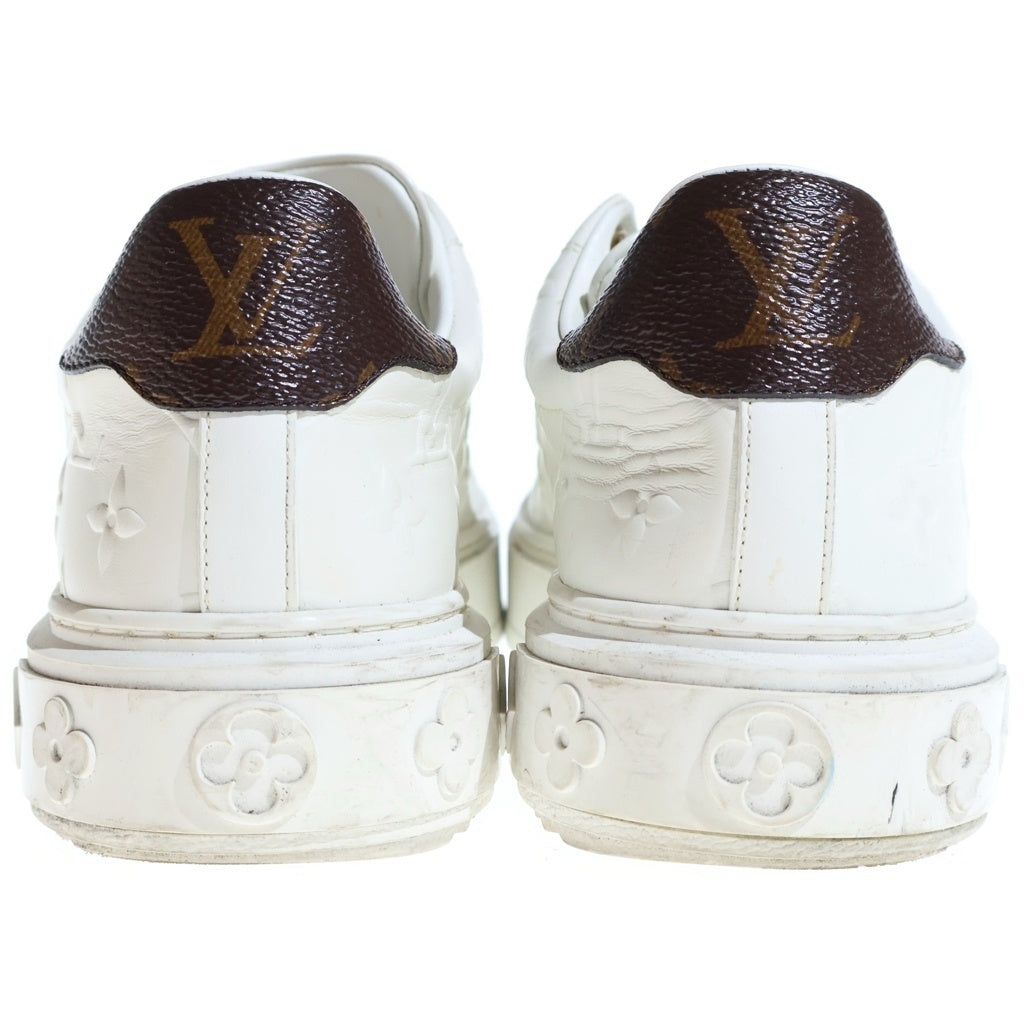 LOUIS VUITTON(ルイヴィトン) モノグラム タイムアウトライン ローカットスニーカー アイボリー×ブラウン PVC×レザー NV0241 レディース