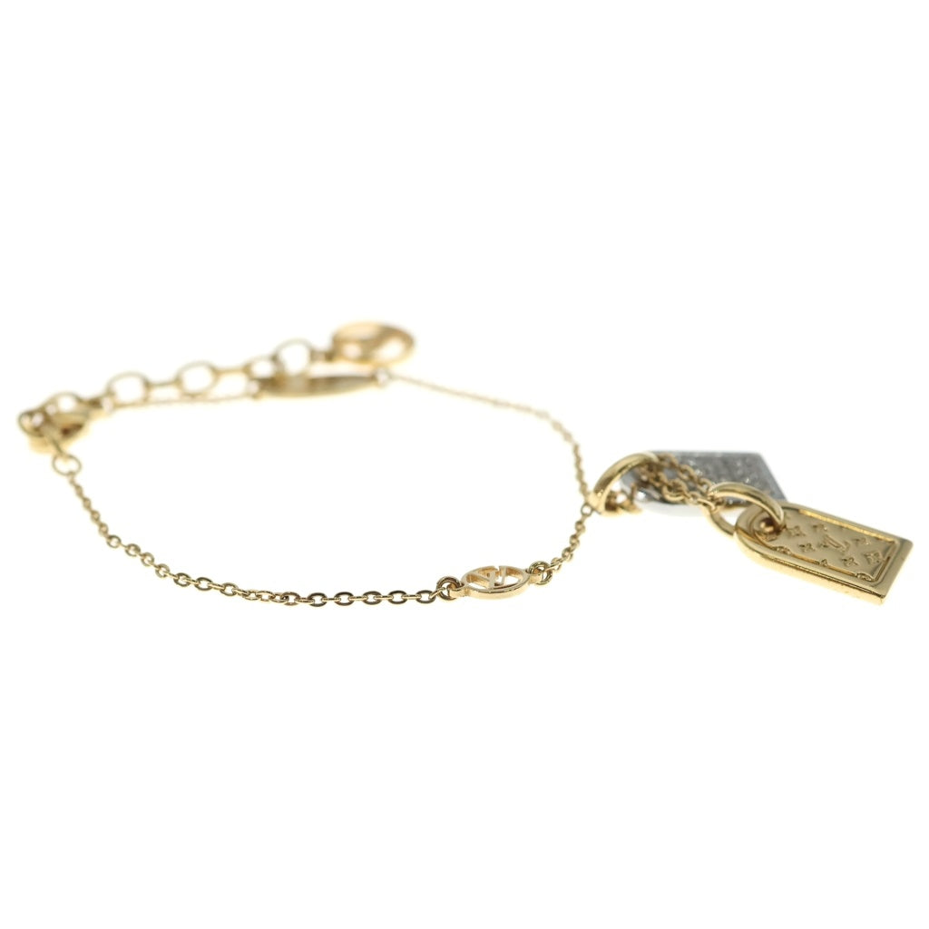 LOUIS VUITTON(ルイヴィトン) プレシャス ナノグラム ブラスレ ブレスレット ゴールド/シルバー M00579 レディース