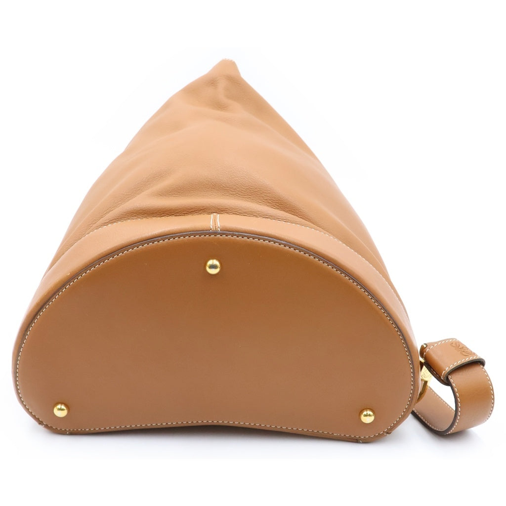 LOEWE(ロエベ) アントン ボディバッグ スリングバッグ レザー ブラウン レディース