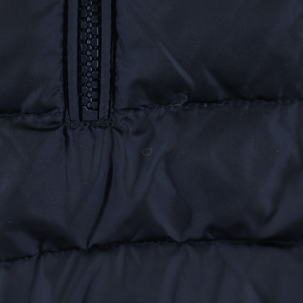 MONCLER(モンクレール) イロン×ウール ニット切替 フーデッド ダウンジャケット アウター #L ブラック A20919413000 レディース