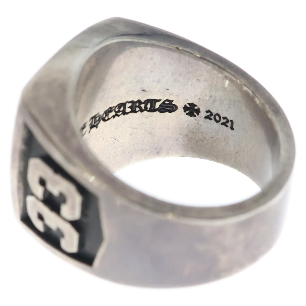 CHROME HEARTS(クロムハーツ) LG CHAMPION ラージチャンピオン PAVE ダイヤ リング シルバー