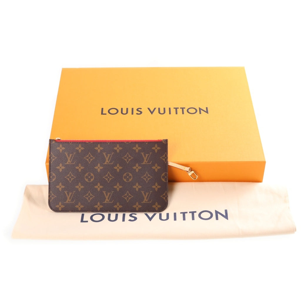 LOUIS VUITTON(ルイヴィトン) モノグラム ネヴァーフルMM PVC レザー トートバッグ ブラウン M46987 RFID レディース