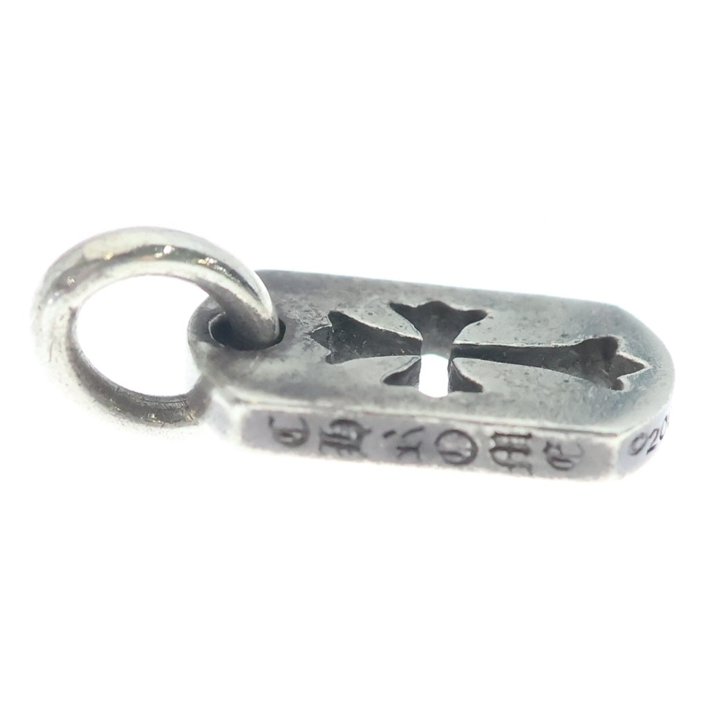 CHROME HEARTS(クロムハーツ) DT TNY CO CRS タイニーカットアウトクロスドッグタグ チャーム ペンダントトップ シルバー BCA252
