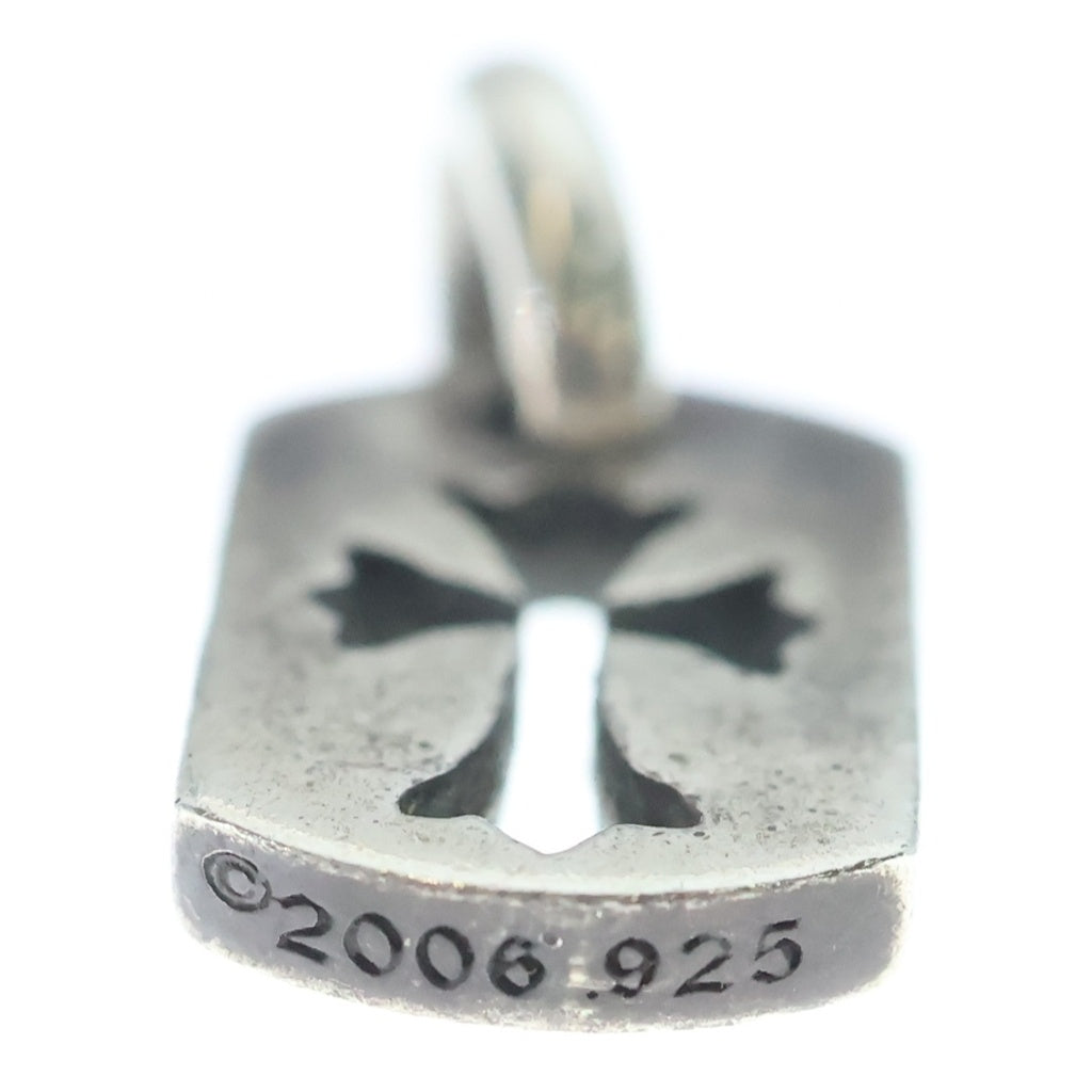 CHROME HEARTS(クロムハーツ) DT TNY CO CRS タイニーカットアウトクロスドッグタグ チャーム ペンダントトップ シルバー BCA252