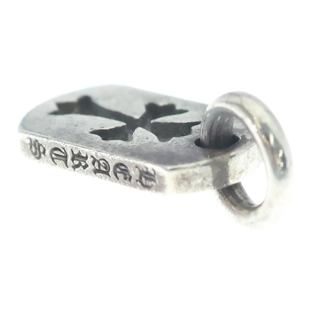 CHROME HEARTS(クロムハーツ) DT TNY CO CRS タイニーカットアウトクロスドッグタグ チャーム ペンダントトップ シルバー BCA252