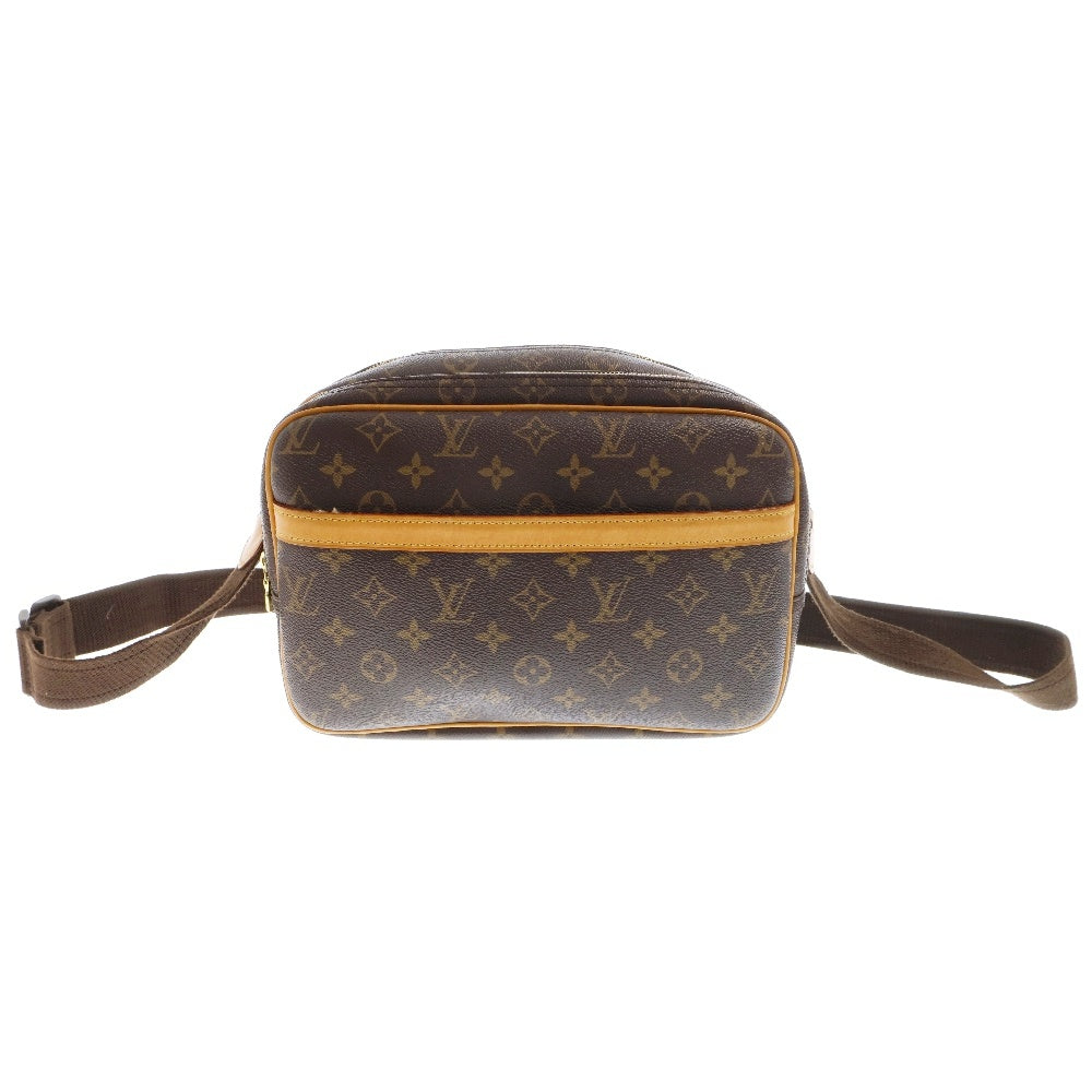 LOUIS VUITTON(ルイヴィトン) モノグラム リポーターPM M45254 ショルダーバッグ 肩掛けバッグ ブラウン PVC ゴールド金具