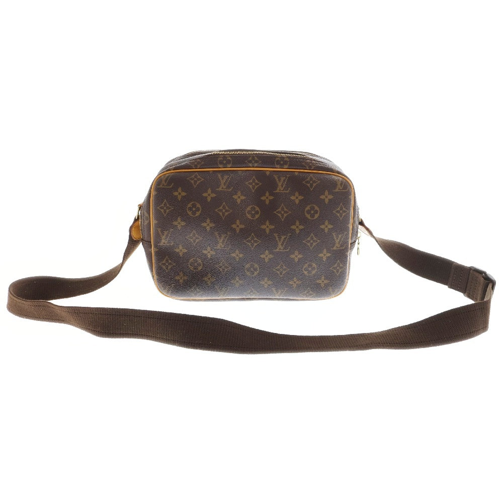 LOUIS VUITTON(ルイヴィトン) モノグラム リポーターPM M45254 ショルダーバッグ 肩掛けバッグ ブラウン PVC ゴールド金具
