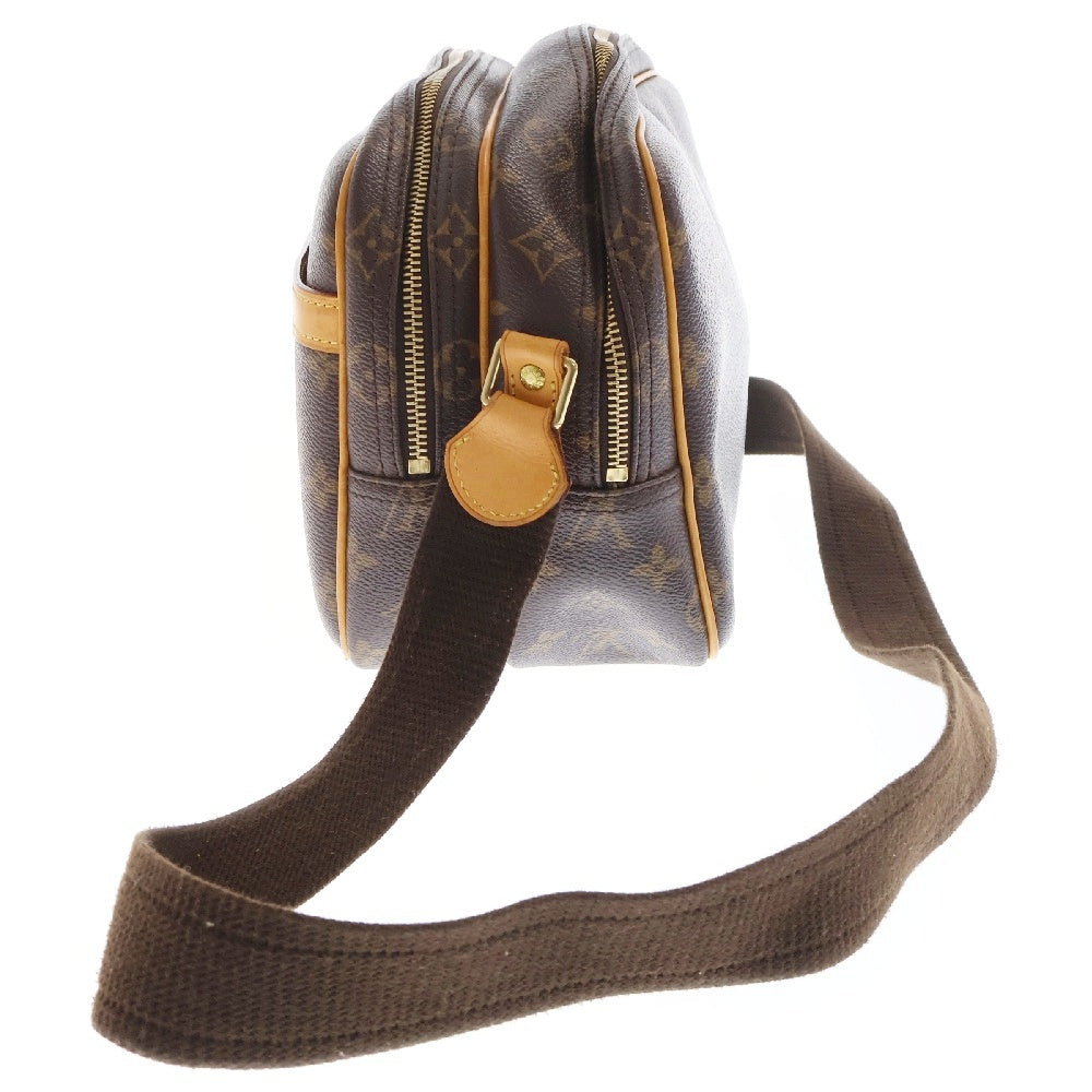 LOUIS VUITTON(ルイヴィトン) モノグラム リポーターPM M45254 ショルダーバッグ 肩掛けバッグ ブラウン PVC ゴールド金具