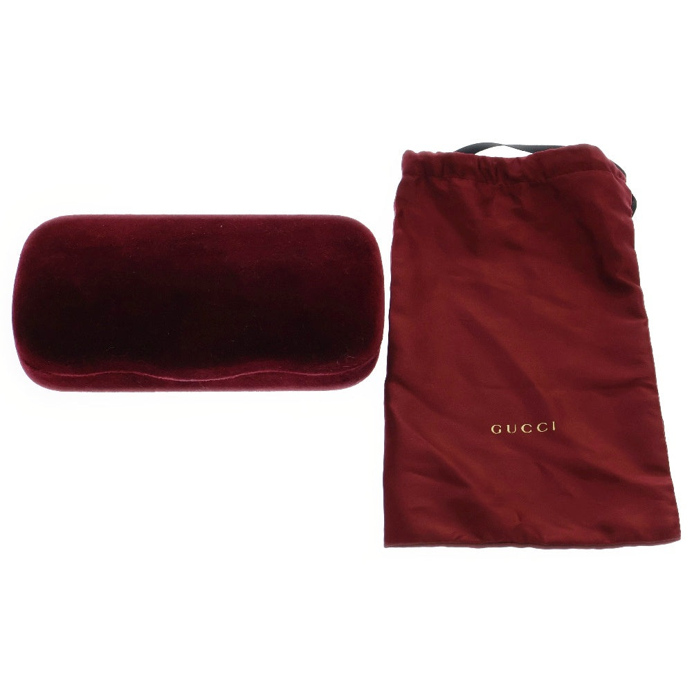 GUCCI(グッチ) サングラス キャットアイ モチーフ ブラック×レッド アイウェア GG0059S 55□19-140
