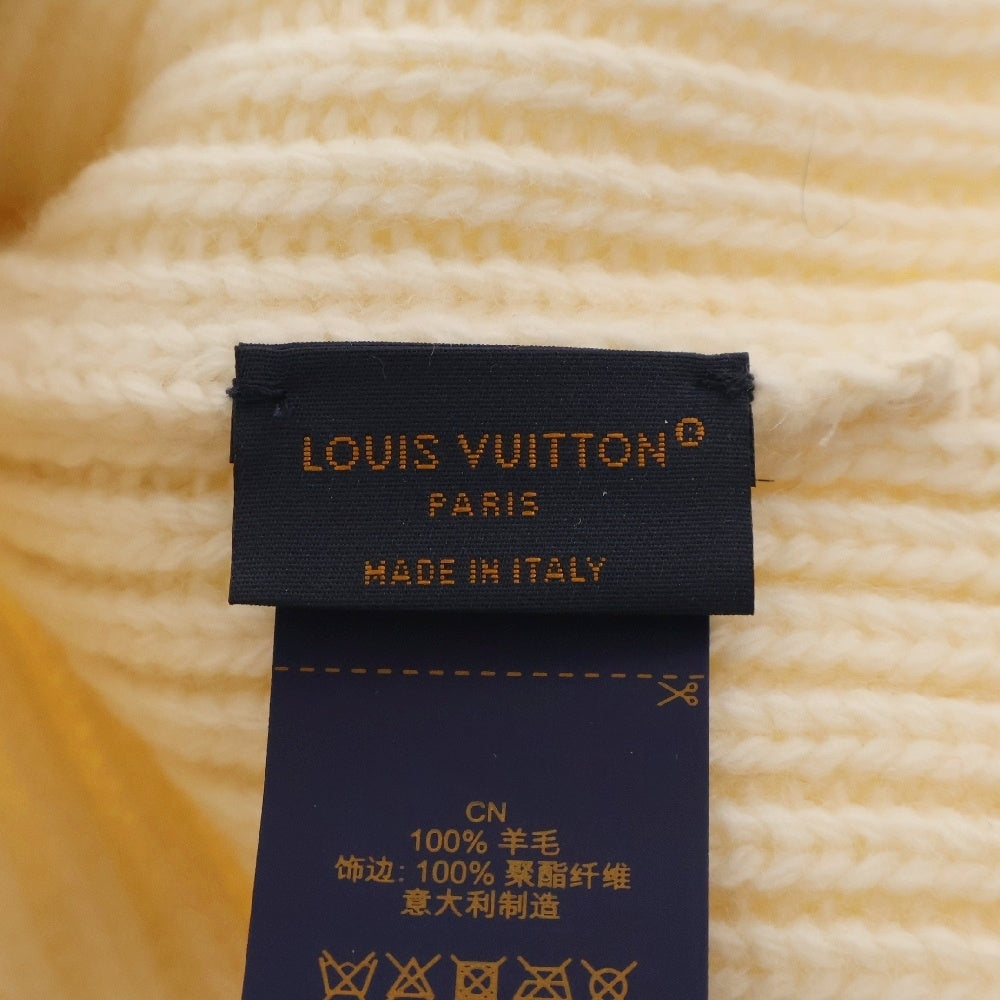 LOUIS VUITTON(ルイヴィトン) ビ ーニー LV ヘッドライン ニット帽 ホワイト モノグラム フラワー ホワイト M77873