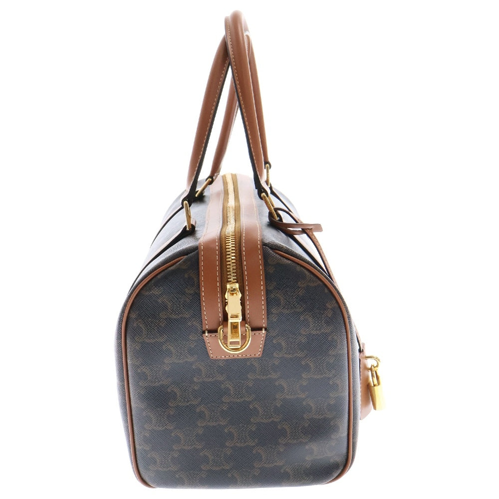 CELINE(セリーヌ) トリオンフ ミディアムレザー2WAYボストンバッグ ショルダーバッグ ブラウン 190372CAS.04LU
